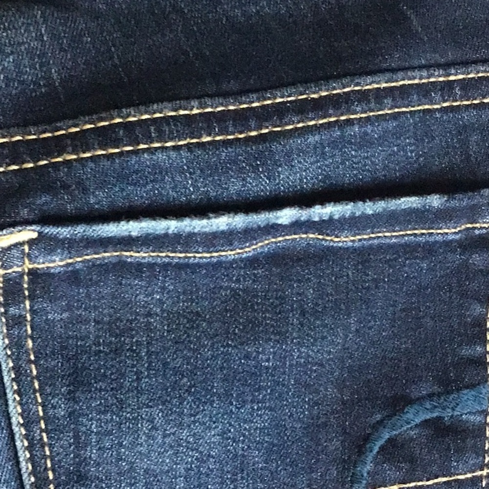 Low Rise Skinny w/28.5" Inseam 🦅 American Eagle Super Stretch Size 4 sac319 - Picture 7 of 8
